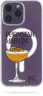 Чохол Oriental case iPhone 14 pro max прозорий MagSafe COCKTAILS MARTINI (10.22) pr_0076043  купити в інтернет-магазині Oriental Case в Києві від українського бренду Orientalcase ✅