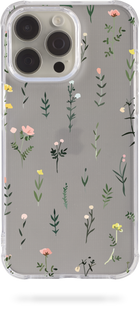 Oriental case iPhone 13 mini transparent silicone shockproof case Flowers Small (1.1) pr_0061343  in the online store Oriental Case in Kyiv from the Ukrainian brand Orientalcase ✅
