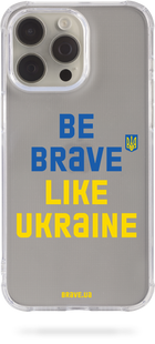 Oriental case iPhone 11 transparent silicone shockproof case UA Be Brave (19.10) pr_0068139  in the online store Oriental Case in Kyiv from the Ukrainian brand Orientalcase ✅