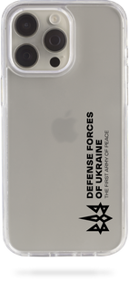 Чохол Oriental case iPhone XS Max прозорий пластиковий Space Defence Forces Of Ukraine Black (30.3) pr_0068698  купити в інтернет-магазині Oriental Case в Києві від українського бренду Orientalcase ✅