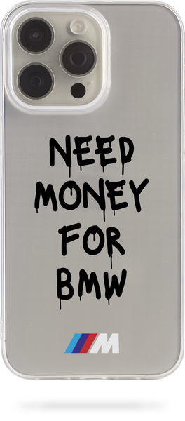 Чохол Oriental case iPhone 16 Plus прозорий силіконовий Need_Money_For_BMW_M Black (31.9) pr_0069047  купити в інтернет-магазині Oriental Case в Києві від українського бренду Orientalcase ✅