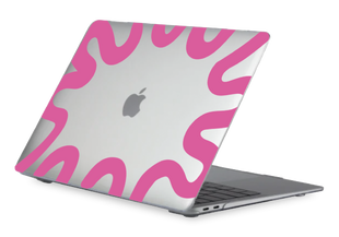 Oriental case transparent MacBook Pro 16 (2019-2020) Wave Pink (7.1) pr_0064753  in the online store Oriental Case in Kyiv from the Ukrainian brand Orientalcase ✅