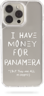 Oriental case iPhone 14 pro max transparent plastic EVO case I_Have_Money_ Panamera_White (32.1) pr_0047256  in the online store Oriental Case in Kyiv from the Ukrainian brand Orientalcase ✅
