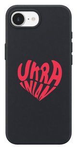 Чохол Oriental case iPhone 16e / 17e чорний силіконовий Go Sure Heart Ukrainian (19.34) pr_0075854_16e17e купити в інтернет-магазині Oriental Case в Києві від українського бренду Orientalcase ✅