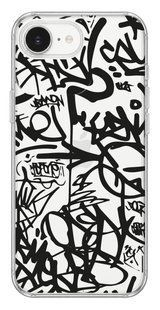 Чохол Oriental case iPhone 16e / 17e прозорий пластиковий ROCK Graffiti Black (3.1) pr_0075357_16e17e купити в інтернет-магазині Oriental Case в Києві від українського бренду Orientalcase ✅