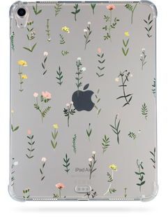 Oriental case iPad New 9.7 (2018/2017) transparent shockproof case Flowers Small (1.1) pr_0066568  in the online store Oriental Case in Kyiv from the Ukrainian brand Orientalcase ✅