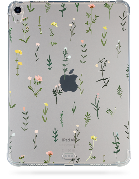 Oriental case iPad New 9.7 (2018/2017) transparent shockproof case Flowers Small (1.1) pr_0066568  in the online store Oriental Case in Kyiv from the Ukrainian brand Orientalcase ✅