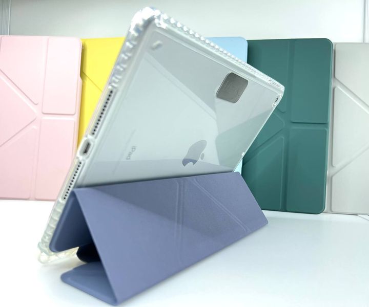 Чохол Logfer Origami iPad Air 5/4 10.9 (2022/2020) Lavender Grey pr_0067132  купити в інтернет-магазині Oriental Case в Києві від українського бренду Orientalcase ✅