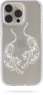 Oriental case iPhone 14 transparent plastic ROCK case Tigers White (8.9) pr_0051416  in the online store Oriental Case in Kyiv from the Ukrainian brand Orientalcase ✅