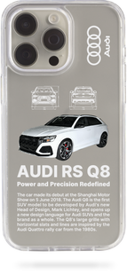 Чохол Oriental case iPhone 12 pro max прозорий пластиковий EVO AUDI_RSQ8Wh pr_0077978  купити в інтернет-магазині Oriental Case в Києві від українського бренду Orientalcase ✅