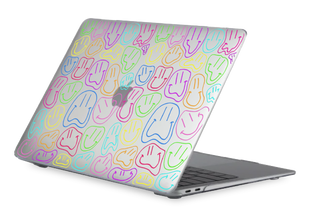 Oriental case transparent MacBook Pro 16 (2019-2020) Smiles Colorful 2.0 (2.2) pr_0064755  in the online store Oriental Case in Kyiv from the Ukrainian brand Orientalcase ✅