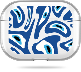 Oriental case transparent silicone case for AirPods Pro 2 Wave Blue Eyes (6.20) pr_0065936  in the online store Oriental Case in Kyiv from the Ukrainian brand Orientalcase ✅