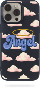 Чохол Oriental case iPhone 16 Plus чорний силіконовий Angel (13.6) pr_0070661  купити в інтернет-магазині Oriental Case в Києві від українського бренду Orientalcase ✅