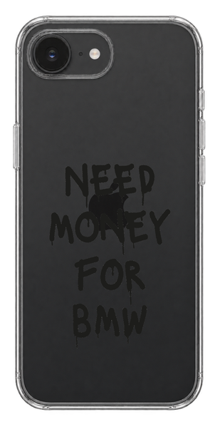 Oriental case iPhone 16e / 17e transparent silicone case Need Money For BMW Black (31.1) pr_0074184_16e17e in the online store Oriental Case in Kyiv from the Ukrainian brand Orientalcase ✅
