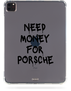 Чохол накладка Oriental case iPad Pro 13 (2024) прозорий протиударний Need Money For PORSCHE Black (31.8) pr_0066871  купити в інтернет-магазині Oriental Case в Києві від українського бренду Orientalcase ✅