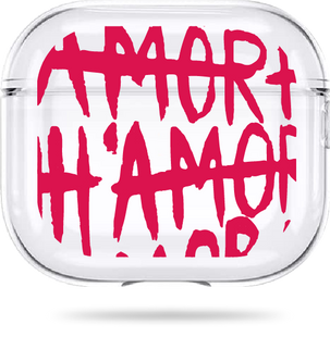 Oriental case transparent silicone case for AirPods 5 Amor Pink (11.34) AP5-0076530 in the online store Oriental Case in Kyiv from the Ukrainian brand Orientalcase ✅