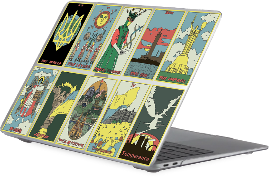 Oriental case transparent MacBook Air 13 (2010-2017) Taro cards Macbook (21.0) pr_0065161  in the online store Oriental Case in Kyiv from the Ukrainian brand Orientalcase ✅