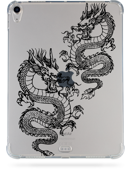 Чохол накладка Oriental case iPad mini 6 (2021) прозорий протиударний Dragons Black (5.1) pr_0066522  купити в інтернет-магазині Oriental Case в Києві від українського бренду Orientalcase ✅