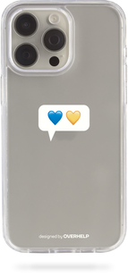 Oriental case iPhone 13 mini transparent plastic ROCK case Overhelp Messege (25.1) pr_0062093  in the online store Oriental Case in Kyiv from the Ukrainian brand Orientalcase ✅
