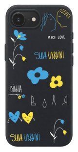 Чохол Oriental case iPhone 16e / 17e чорний силіконовий Slava Ukraini White (19.21) pr_0075859_16e17e купити в інтернет-магазині Oriental Case в Києві від українського бренду Orientalcase ✅
