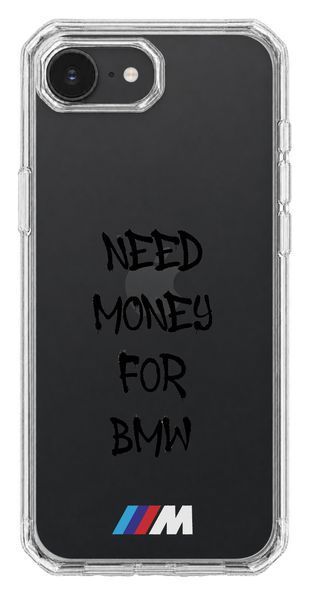 Чохол Oriental case iPhone 16e / 17e прозорий пластиковий EVO Need_Money2.0_BMW_M Black (31.11) pr_0074812_16e17e купити в інтернет-магазині Oriental Case в Києві від українського бренду Orientalcase ✅