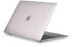 Чохол Oriental case прозорий MacBook Pro 15 (2012-2015) Heart Spring Pink (18.14) pr_0065364  купити в інтернет-магазині Oriental Case в Києві від українського бренду Orientalcase ✅