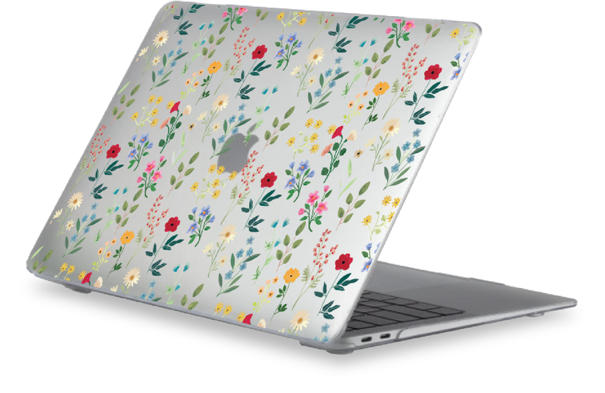 Чохол Oriental case прозорий MacBook Pro 15 (2012-2015) Flower Small 2.0 (1.2) pr_0065371  купити в інтернет-магазині Oriental Case в Києві від українського бренду Orientalcase ✅