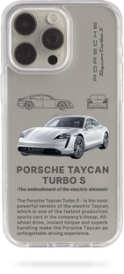 Oriental case iPhone 15 pro max transparent plastic ROCK case Porsche TurboS (33.5) pr_0040028  in the online store Oriental Case in Kyiv from the Ukrainian brand Orientalcase ✅