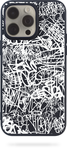 Oriental case iPhone 11 black silicone case Graffiti Color White (3.3) pr_0068197  in the online store Oriental Case in Kyiv from the Ukrainian brand Orientalcase ✅