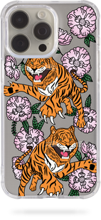 Чохол Oriental case iPhone 13 mini прозорий силіконовий протиударний Animals Tigers With Flowers (8.4) pr_0061419  купити в інтернет-магазині Oriental Case в Києві від українського бренду Orientalcase ✅