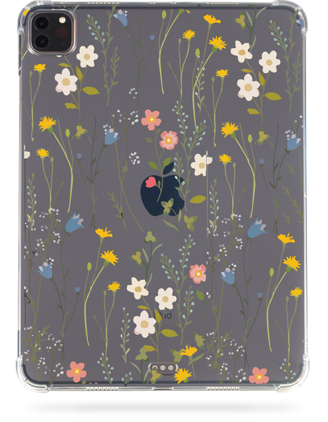 Чохол накладка Oriental case iPad Pro 12.9 (2022/2021/2020/2018) прозорий (with Pencil holder) Flowers Dreamy (1.13) pr_0066825  купити в інтернет-магазині Oriental Case в Києві від українського бренду Orientalcase ✅