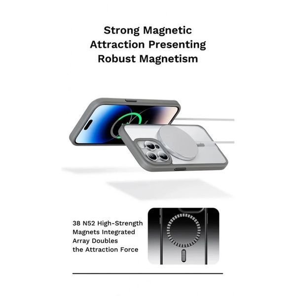 Case ROCK MagSafe Protection Case для iPhone 14 Pro Max Black pr_0067352  in the online store Oriental Case in Kyiv from the Ukrainian brand Orientalcase ✅