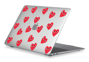 Oriental case transparent MacBook Air 15.3 M2 | M3 (2023-2025) Hearts pr_0080243  in the online store Oriental Case in Kyiv from the Ukrainian brand Orientalcase ✅