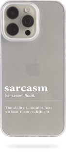 Чохол Oriental case iPhone 13 прозорий силіконовий Sarcasm White (12.8) pr_0055426  купити в інтернет-магазині Oriental Case в Києві від українського бренду Orientalcase ✅