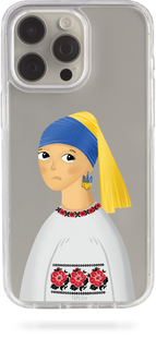 Oriental case iPhone 14 plus transparent plastic ROCK case Teplo.v Divchyna (19.65) pr_0049775  in the online store Oriental Case in Kyiv from the Ukrainian brand Orientalcase ✅