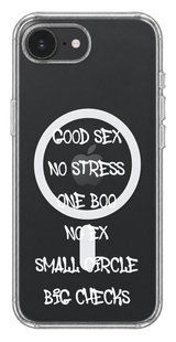 Oriental case iPhone 16e / 17e transparent MagSafe case Good Sex White (17.17.2) pr_0075116_16e17e in the online store Oriental Case in Kyiv from the Ukrainian brand Orientalcase ✅
