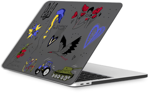 Чохол Oriental case чорний матовий MacBook Pro 16 M1 | M2 | M3 (2021-2024) UA Kohaymosia (19.69) pr_0078275  купити в інтернет-магазині Oriental Case в Києві від українського бренду Orientalcase ✅
