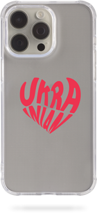 Oriental case iPhone 13 mini transparent silicone shockproof case Go Sure Heart Ukrainian (19.34) pr_0061486  in the online store Oriental Case in Kyiv from the Ukrainian brand Orientalcase ✅