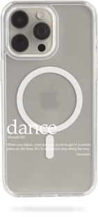 Чохол Oriental case iPhone 14 pro max прозорий MagSafe Dance White (12.3) pr_0047716  купити в інтернет-магазині Oriental Case в Києві від українського бренду Orientalcase ✅