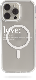 Oriental case iPhone 16 Pro transparent MagSafe case Love Oriental White (12.6) pr_0073564  in the online store Oriental Case in Kyiv from the Ukrainian brand Orientalcase ✅