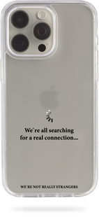 Oriental case iPhone 15 pro transparent plastic ROCK case We Are All Searching Black (11.32) pr_0042852  in the online store Oriental Case in Kyiv from the Ukrainian brand Orientalcase ✅