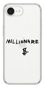 Чохол Oriental case iPhone 16e / 17e прозорий пластиковий ROCK Millionare Black (12.9) pr_0075367_16e17e купити в інтернет-магазині Oriental Case в Києві від українського бренду Orientalcase ✅