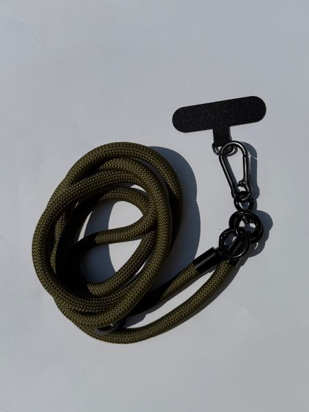 Універсальний ремінець Cross-body Strap (8mm) Dark Green pr_0080984 купити в інтернет-магазині Oriental Case в Києві від українського бренду Orientalcase ✅