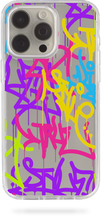 Oriental case iPhone 13 mini transparent plastic ROCK case Graffiti Color 2.0 (3.5) pr_0061827  in the online store Oriental Case in Kyiv from the Ukrainian brand Orientalcase ✅