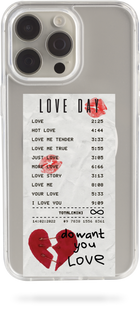 Oriental case iPhone 16 Pro transparent MagSafe case Love Day (17.5) pr_0073417  in the online store Oriental Case in Kyiv from the Ukrainian brand Orientalcase ✅