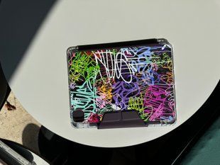 Чохол Logfer Origami iPad 11 (2025) Deep Purple Graffiti Color (3.3) pr_0080833  купити в інтернет-магазині Oriental Case в Києві від українського бренду Orientalcase ✅