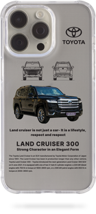 Oriental case iPhone 15 pro transparent silicone shockproof case TOYOTA_LandCruiser300 pr_0078519  in the online store Oriental Case in Kyiv from the Ukrainian brand Orientalcase ✅