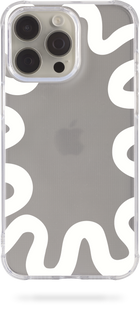 Чохол Oriental case iPhone 14 pro прозорий силіконовий протиударний Wave White (7.1) pr_0062479  купити в інтернет-магазині Oriental Case в Києві від українського бренду Orientalcase ✅