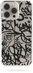 Oriental case iPhone 11 transparent plastic EVO case Graffiti Black (3.1) pr_0068154  in the online store Oriental Case in Kyiv from the Ukrainian brand Orientalcase ✅