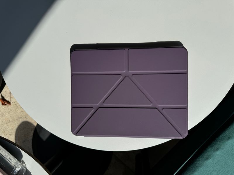 Чохол Logfer Origami iPad Pro 11 (2024) Deep Purple Graffiti Color (3.3) pr_0076411  купити в інтернет-магазині Oriental Case в Києві від українського бренду Orientalcase ✅